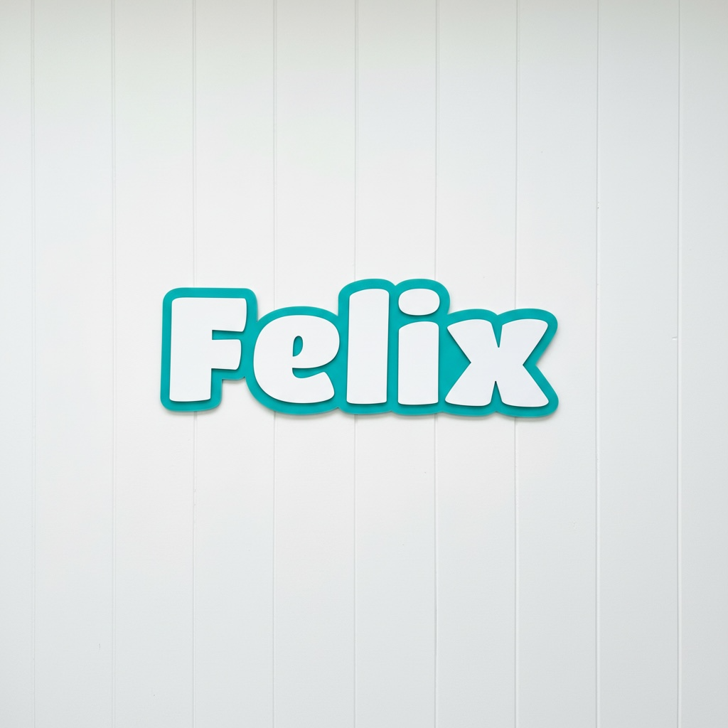 Personalised Acrylic Name Sign – Kids Room & Nursery Wall Decor