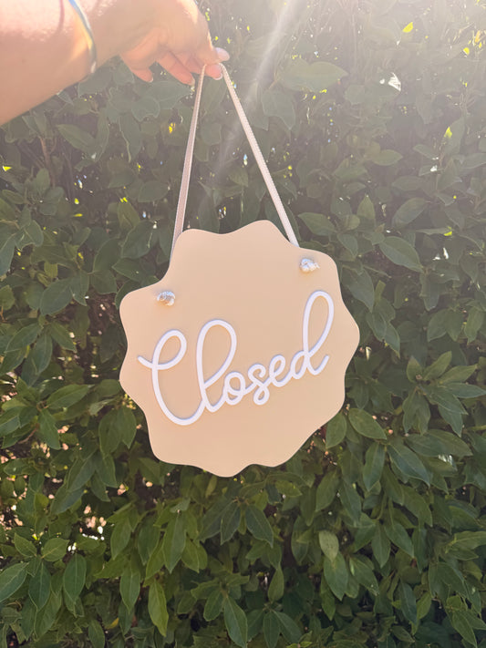 Open / Closed Sign for Shop Front