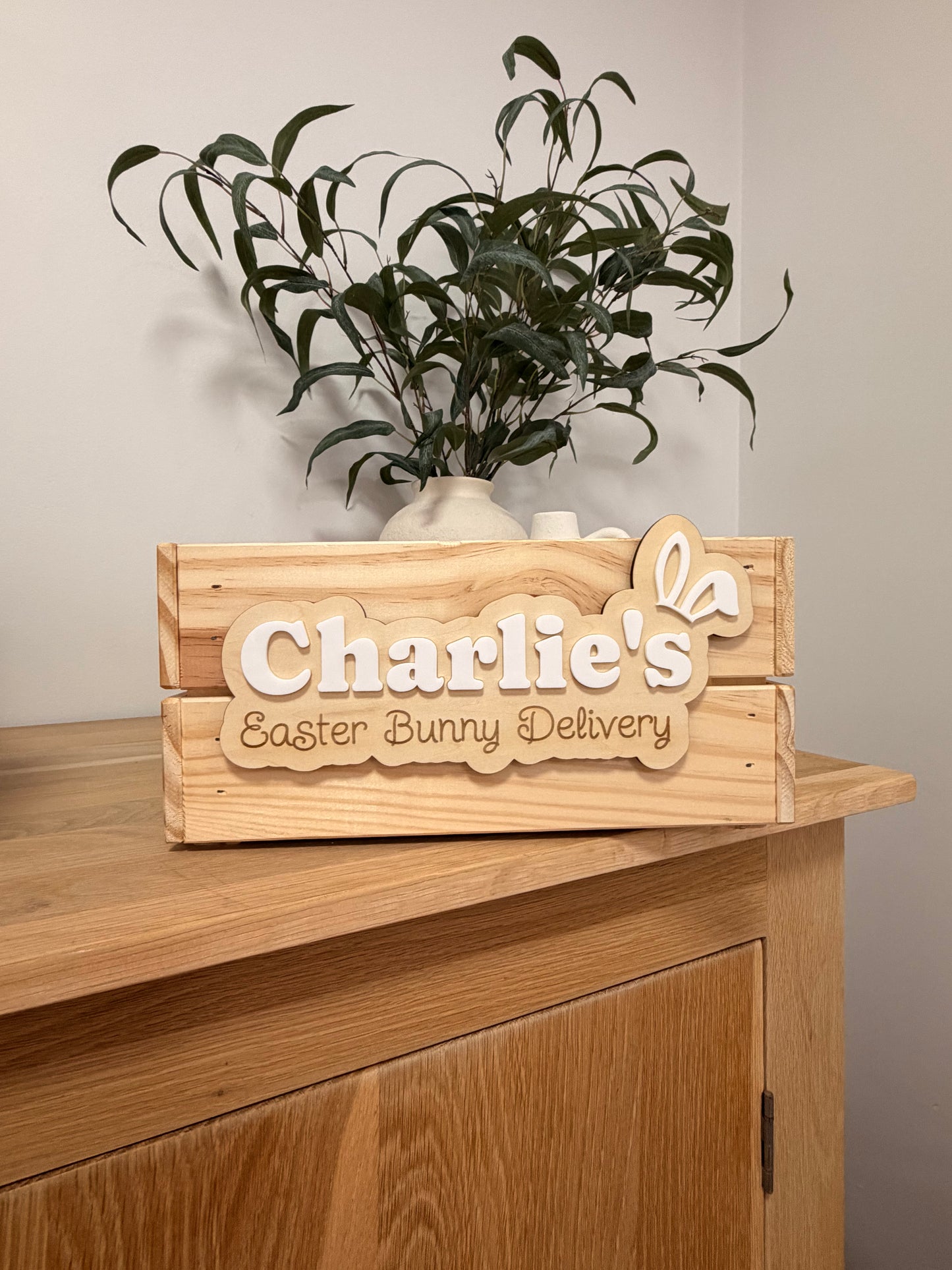 Personalised Keepsake Box with 3 Interchangeable Plaques