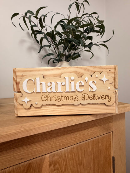 Personalised Keepsake Box with 3 Interchangeable Plaques