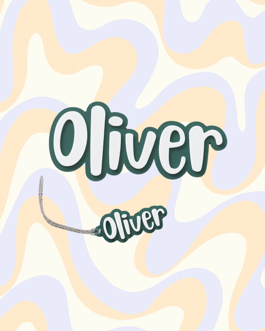 Personalised Name Plaque & Bag Tag Bundle