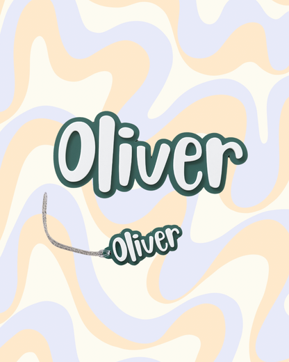 Personalised Name Plaque & Bag Tag Bundle