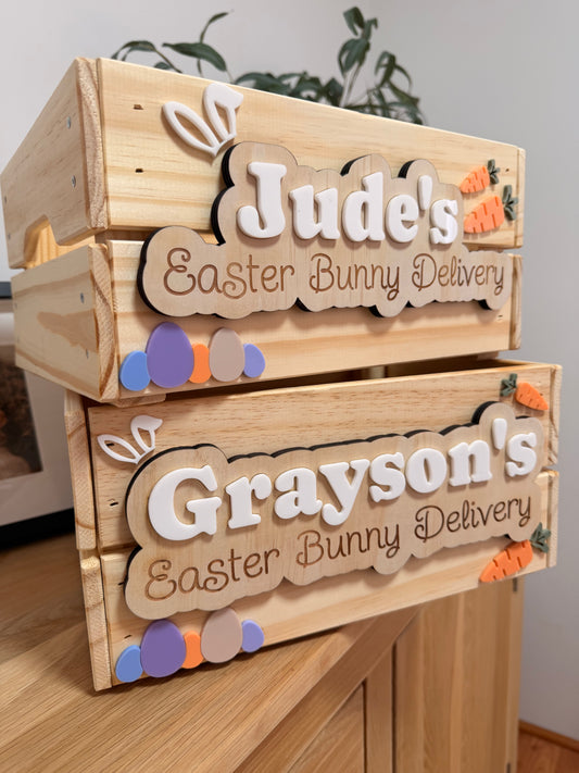 Personalised Easter Bunny Delivery Box