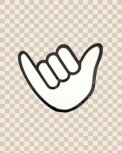 Acrylic Shaka Sign | Coastal Kids Room & Surf Wall Decor - Notchd Studio