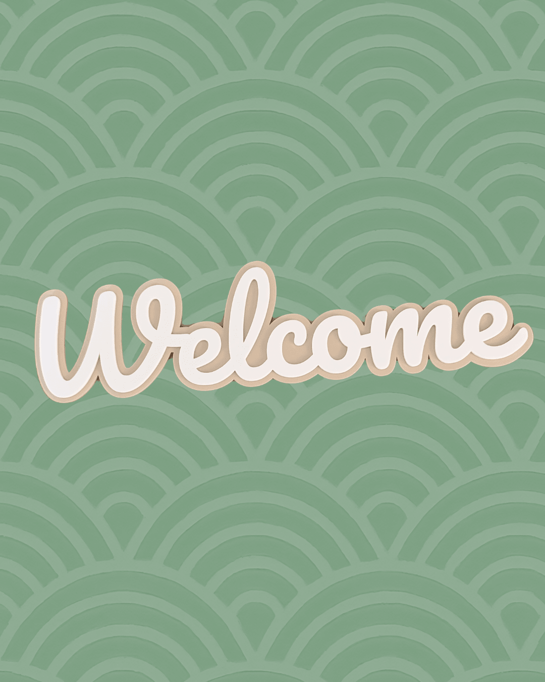 Acrylic Welcome Sign | Entryway Sign for Home, Salon & Business - Notchd Studio