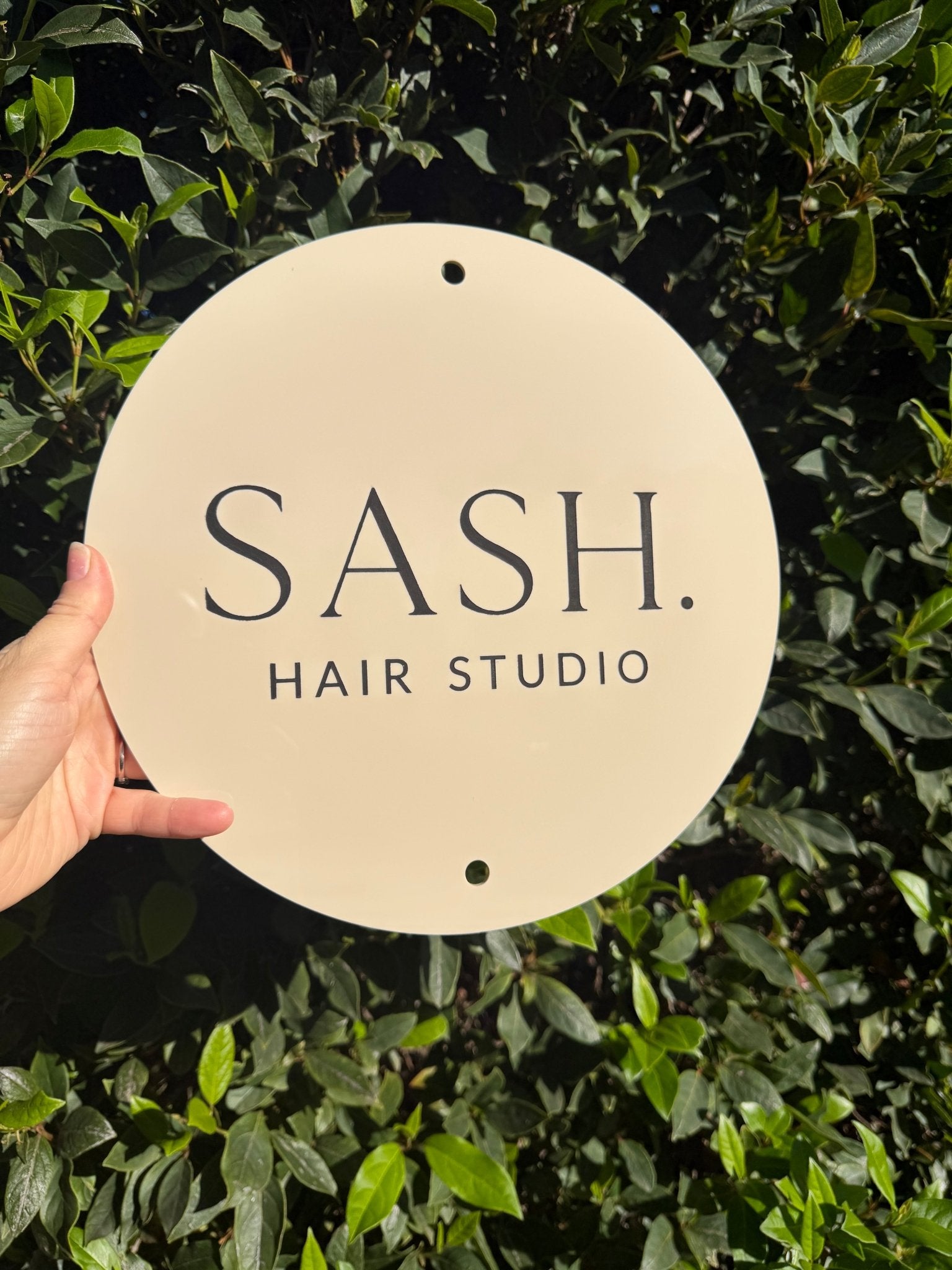 Custom Acrylic Business Sign | Personalised Logo Sign | Salon, Studio & Small Business Signage - Notchd Studio