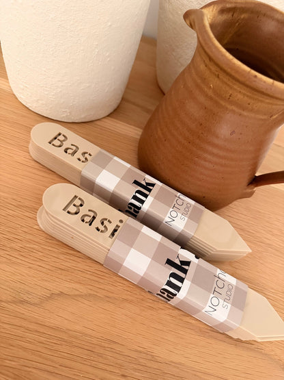Herby Garden Markers - Set of 9 - Notchd Studio