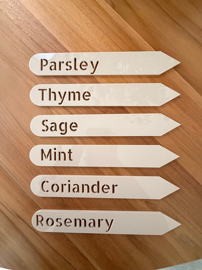 Herby Garden Markers - Set of 9 - Notchd Studio