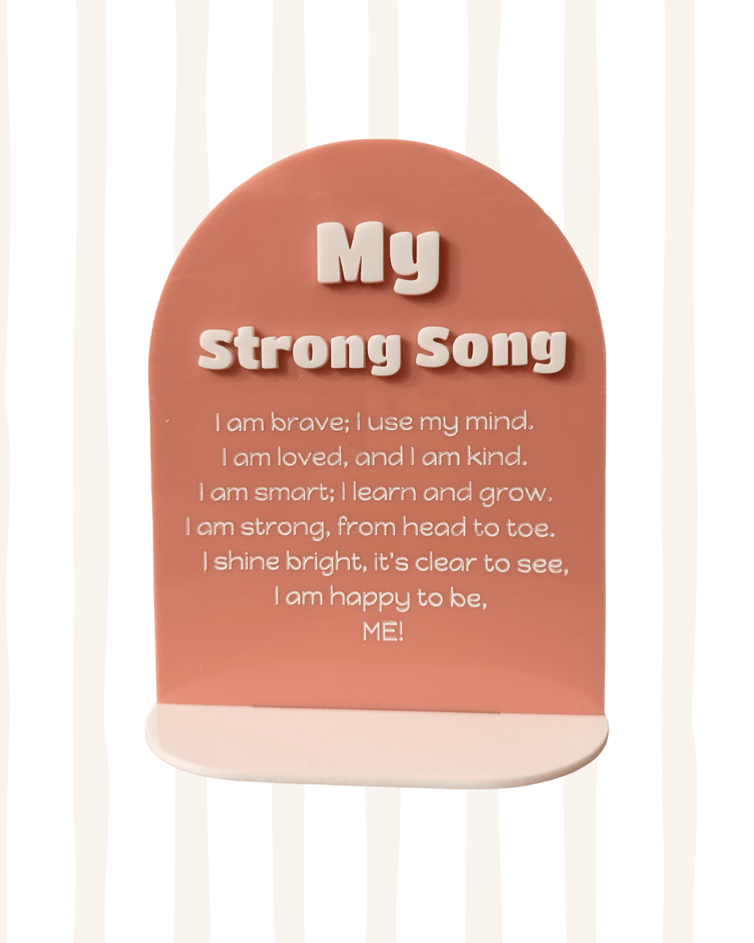 My Strong Song Plaque - Notchd Studio