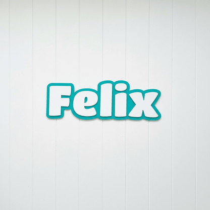 Personalised Acrylic Name Sign – Kids Room & Nursery Wall Decor - Notchd Studio