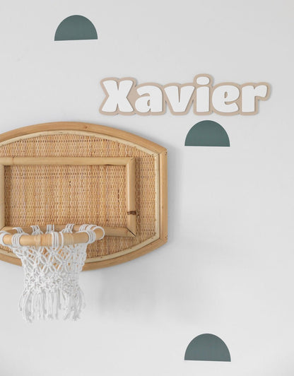 Personalised Acrylic Name Sign – Kids Room & Nursery Wall Decor - Notchd Studio