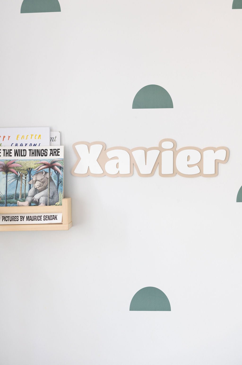 Personalised Acrylic Name Sign – Kids Room & Nursery Wall Decor - Notchd Studio