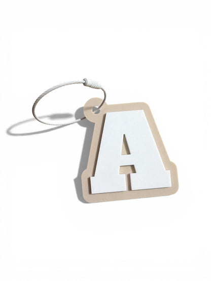 Personalised Letter Bag Tags - Notchd Studio