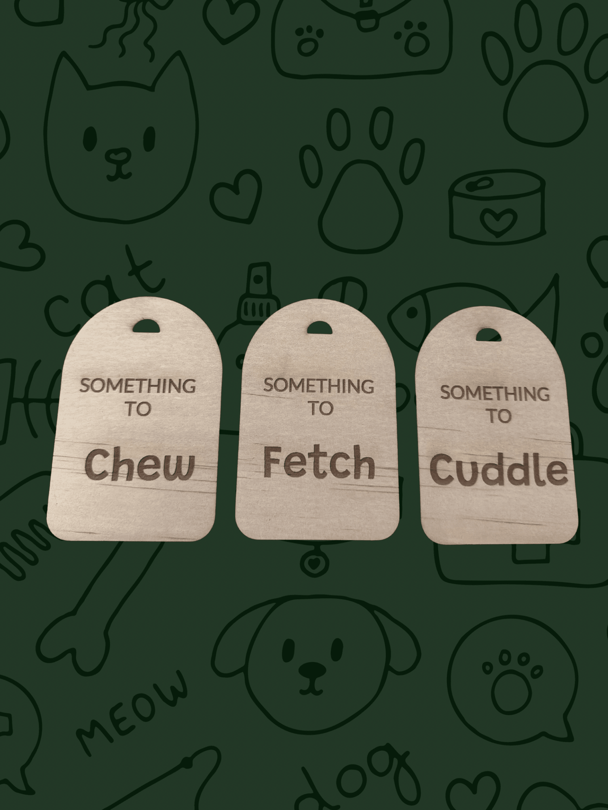 Pet Something To Gift Tags | Set of 3 - Notchd Studio