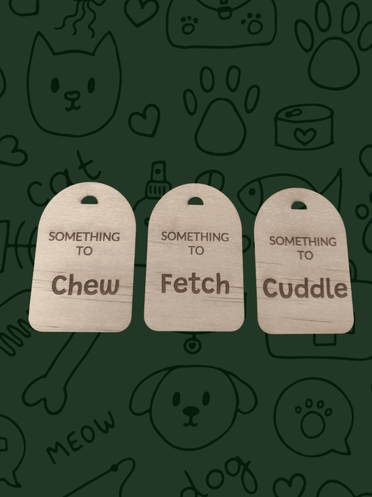 Pet Something To Gift Tags | Set of 3 - Notchd Studio