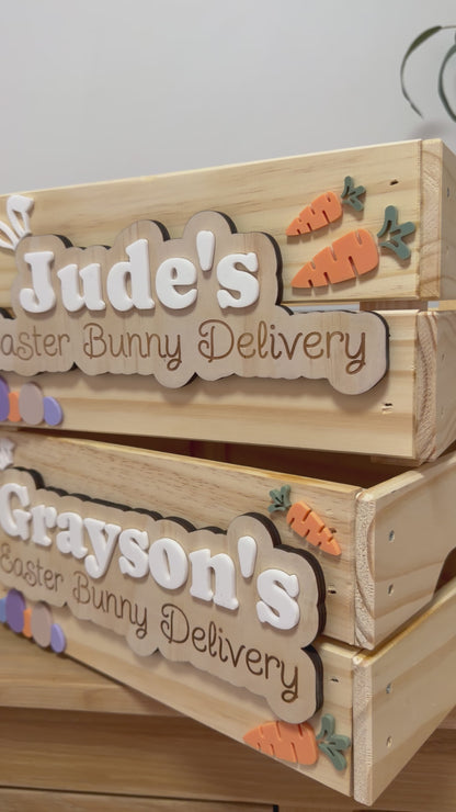 Personalised Easter Bunny Delivery Box